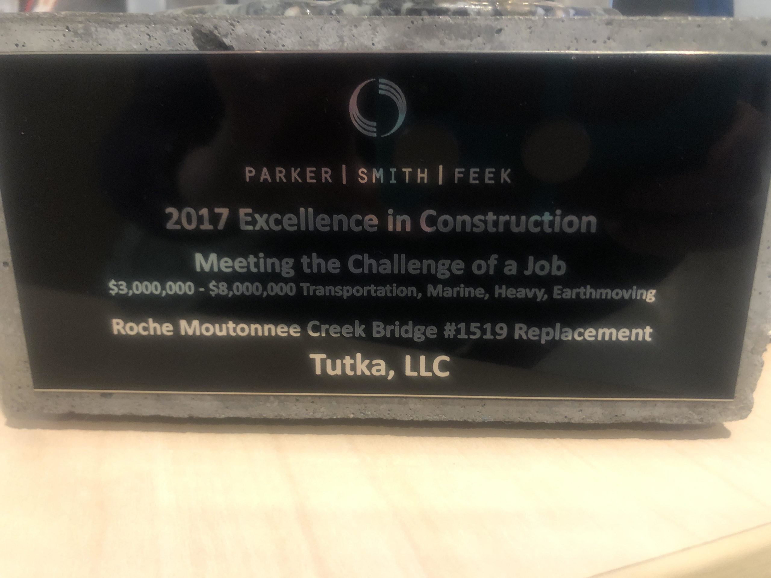 2017 Excellence in Construction