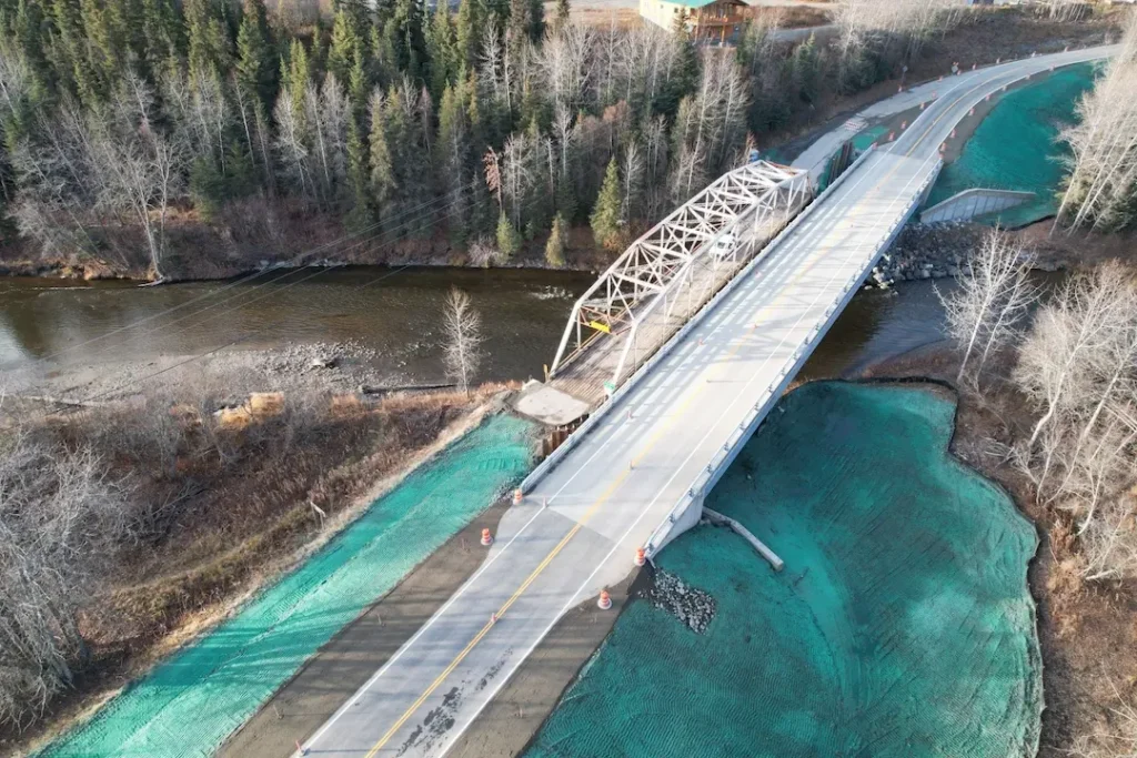 tutka llc anchor river bridge project from above