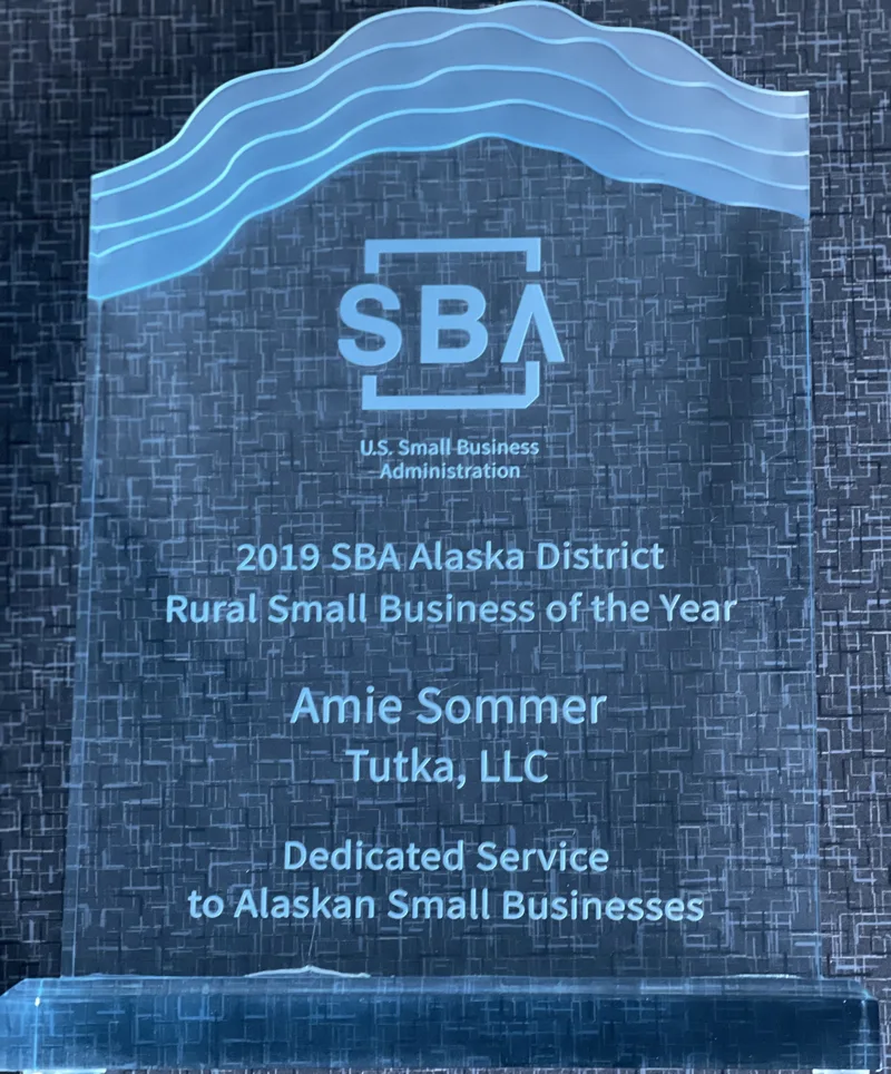 2019 sba alaska district rural small business of the year tutka llc