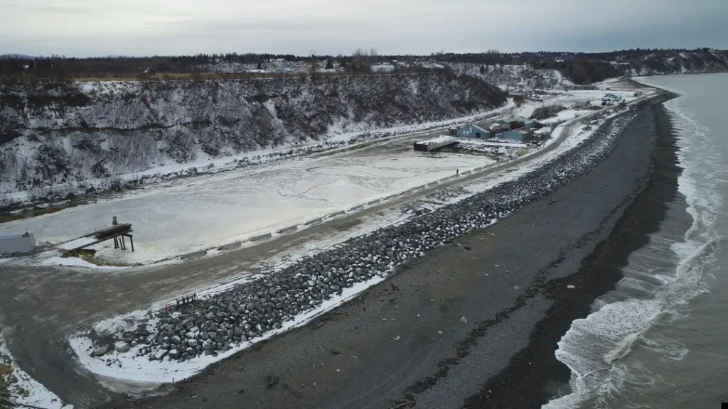 1 this is the ninilchik small boat harbor erosion control project we are about to wrap up jan 15, 2024